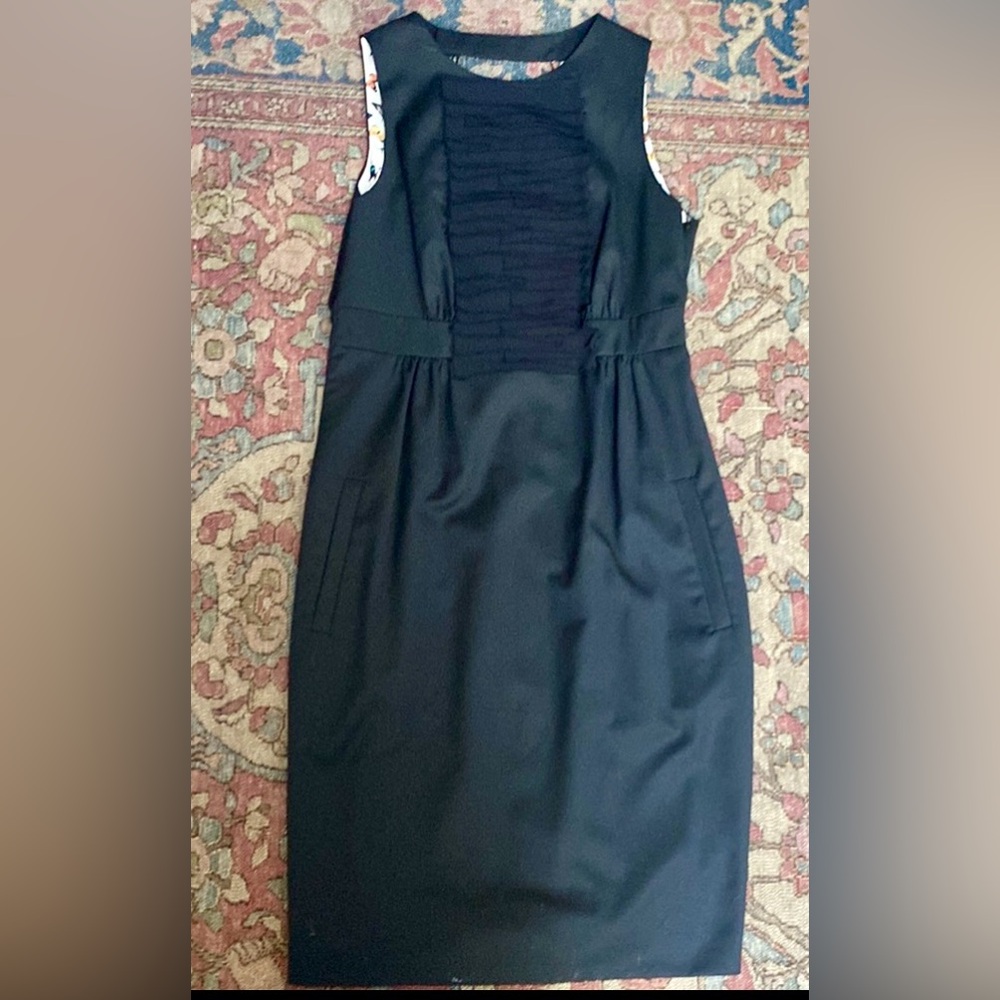 Ted Baker London Black Sleeveless Midi Dress
